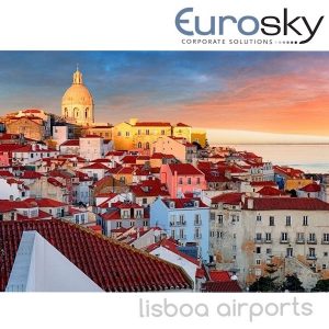 Private jet rental to Lisboa with Eurosky